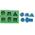 Forma de Silicone - Pingente Formas Geométricas 6 cav - Imagem 1
